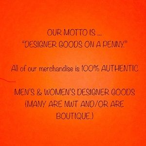 DESIGNER GOODS FOR PENNIES ON THE DOLLAR